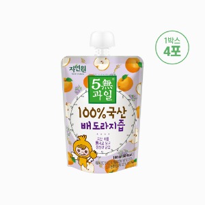 [Natural Garden] 5 fruit-free 100% Korean pear balloon flower juice 100 ml x 8 bags