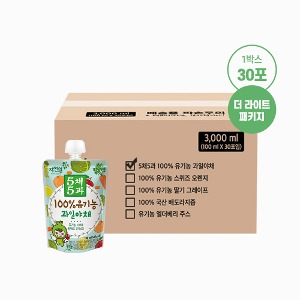 [JayeonOne] 100% Organic Fruits &amp; Vegetables / THE LIGHT PACKAGE