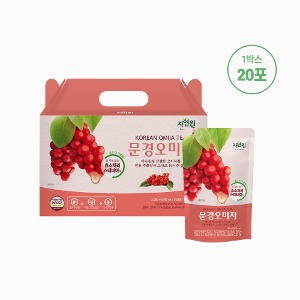 [Natural Garden] Mungyeong Omija Tea 100 ml x 20 bags / Expiration date March 12, 24